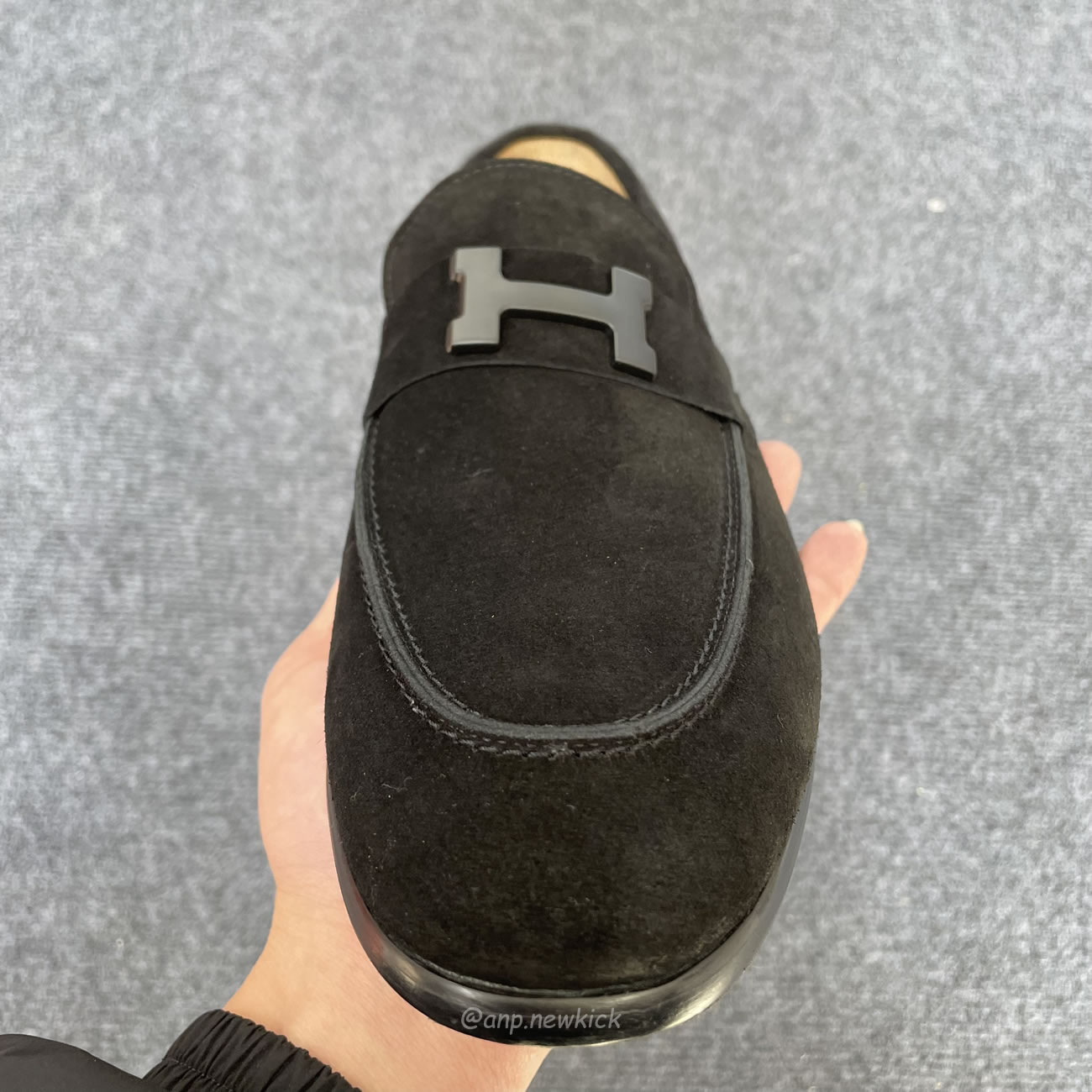 Hermès H Paris Loafer Suede (2) - newkick.app